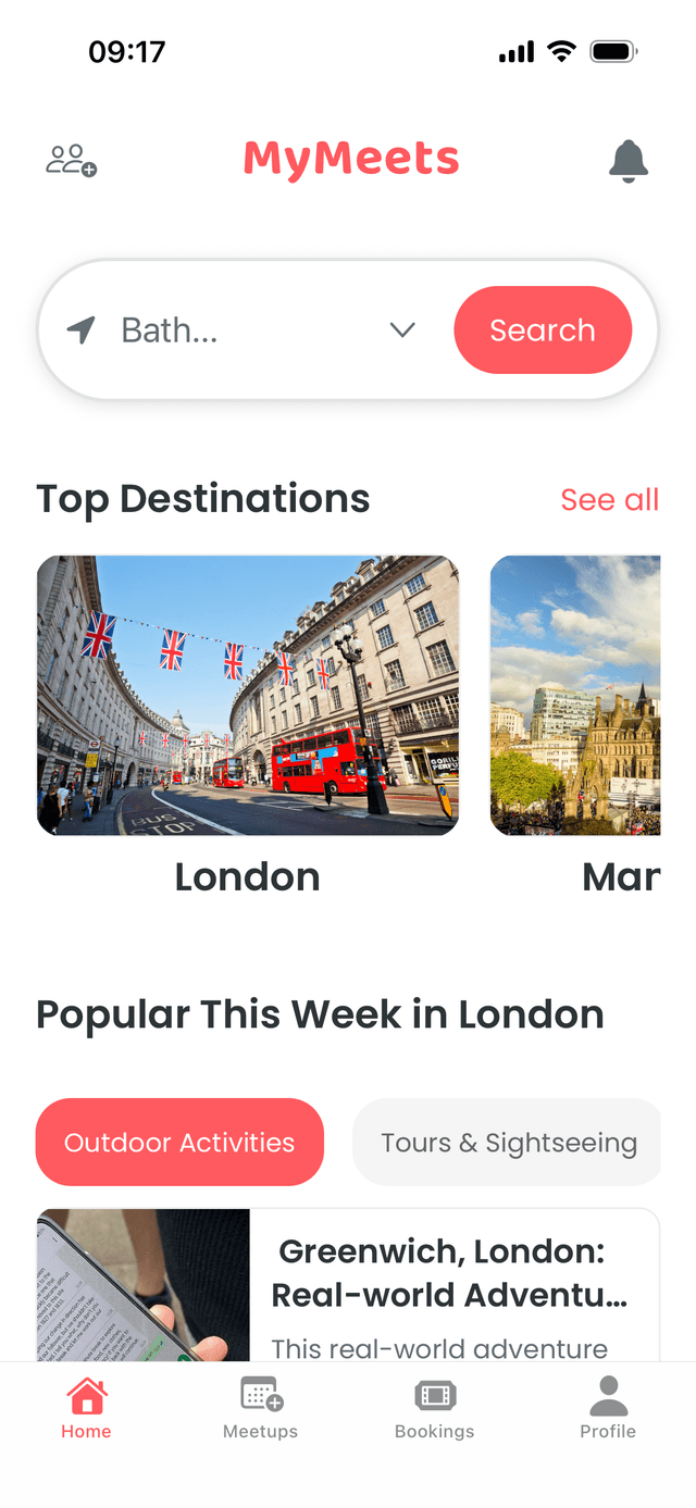 Discover and plan activities